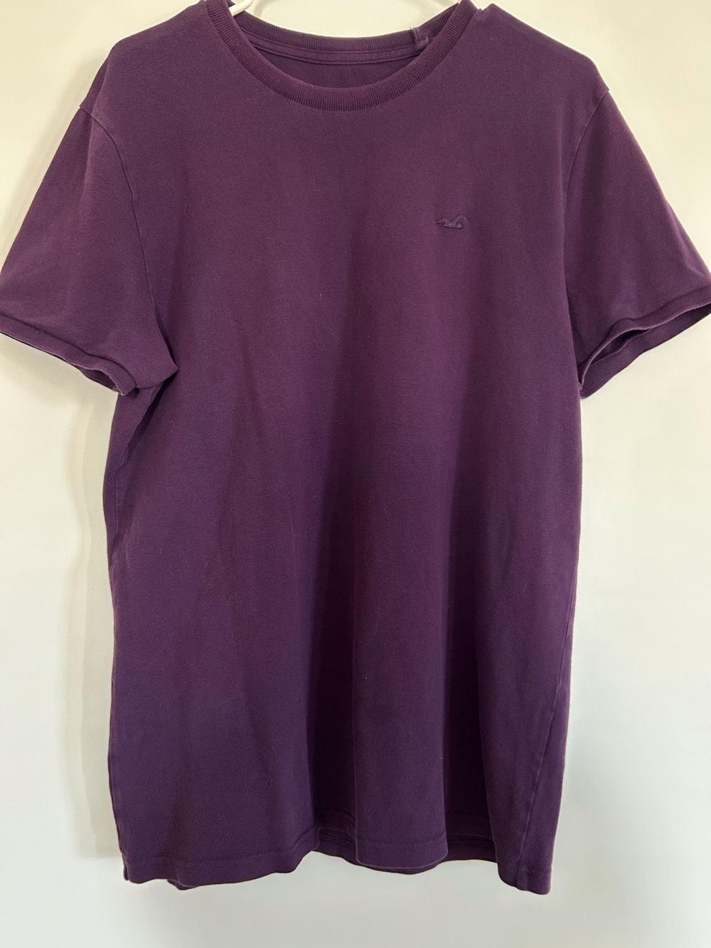 Hollister Deep Purple Crew Neck Short Sleeve Tee